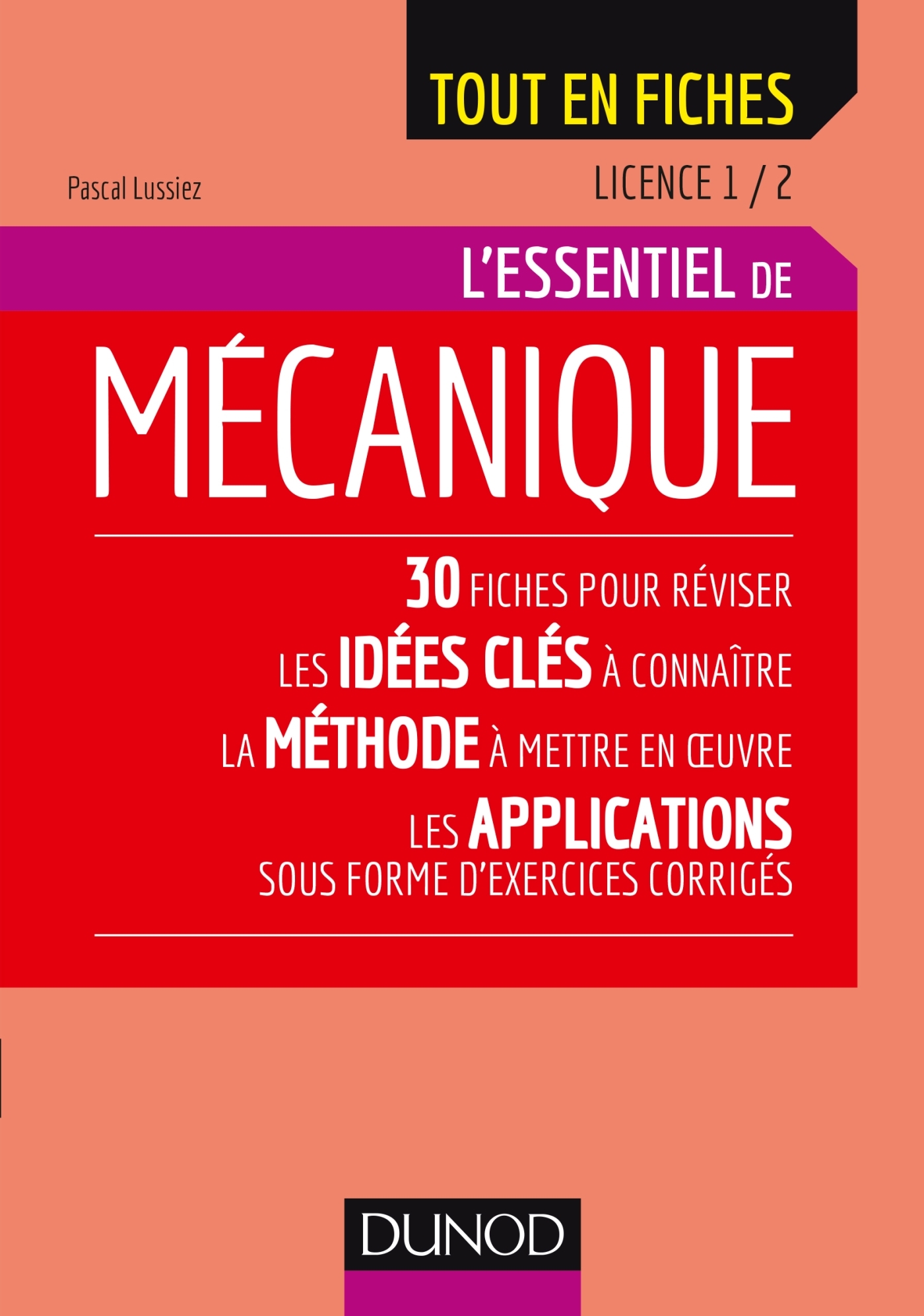 L'essentiel de mécanique - Licence 1 / 2 - Livre et ebook Mécanique et ...
