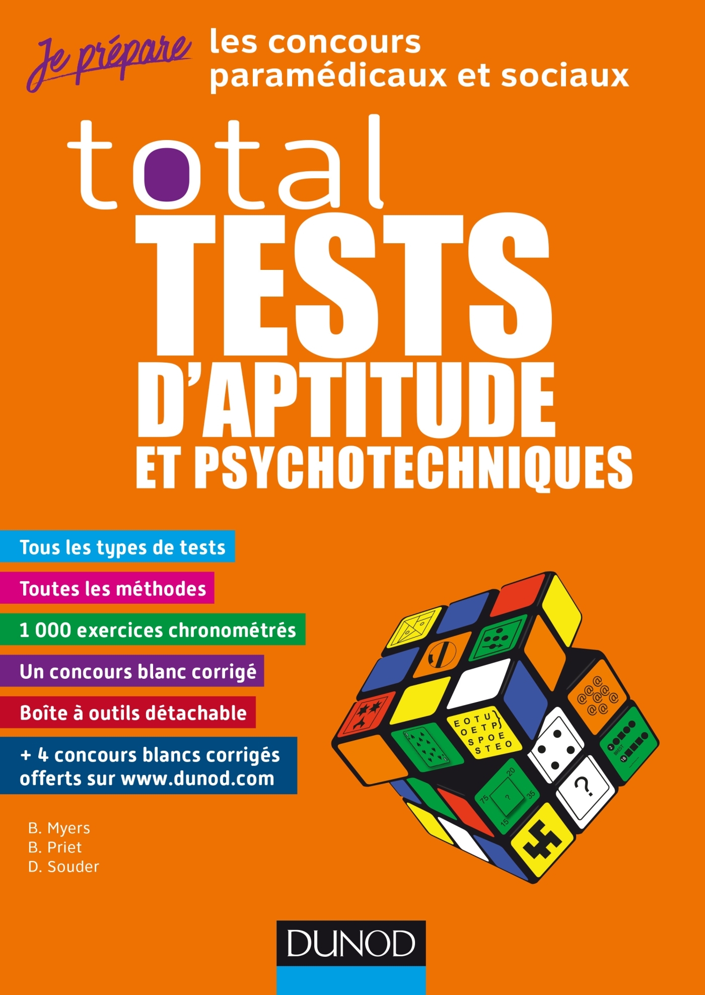 TOTAL Tests D aptitude Et Psychotechniques Concours Param dicaux Et Sociaux IFAP Ortho