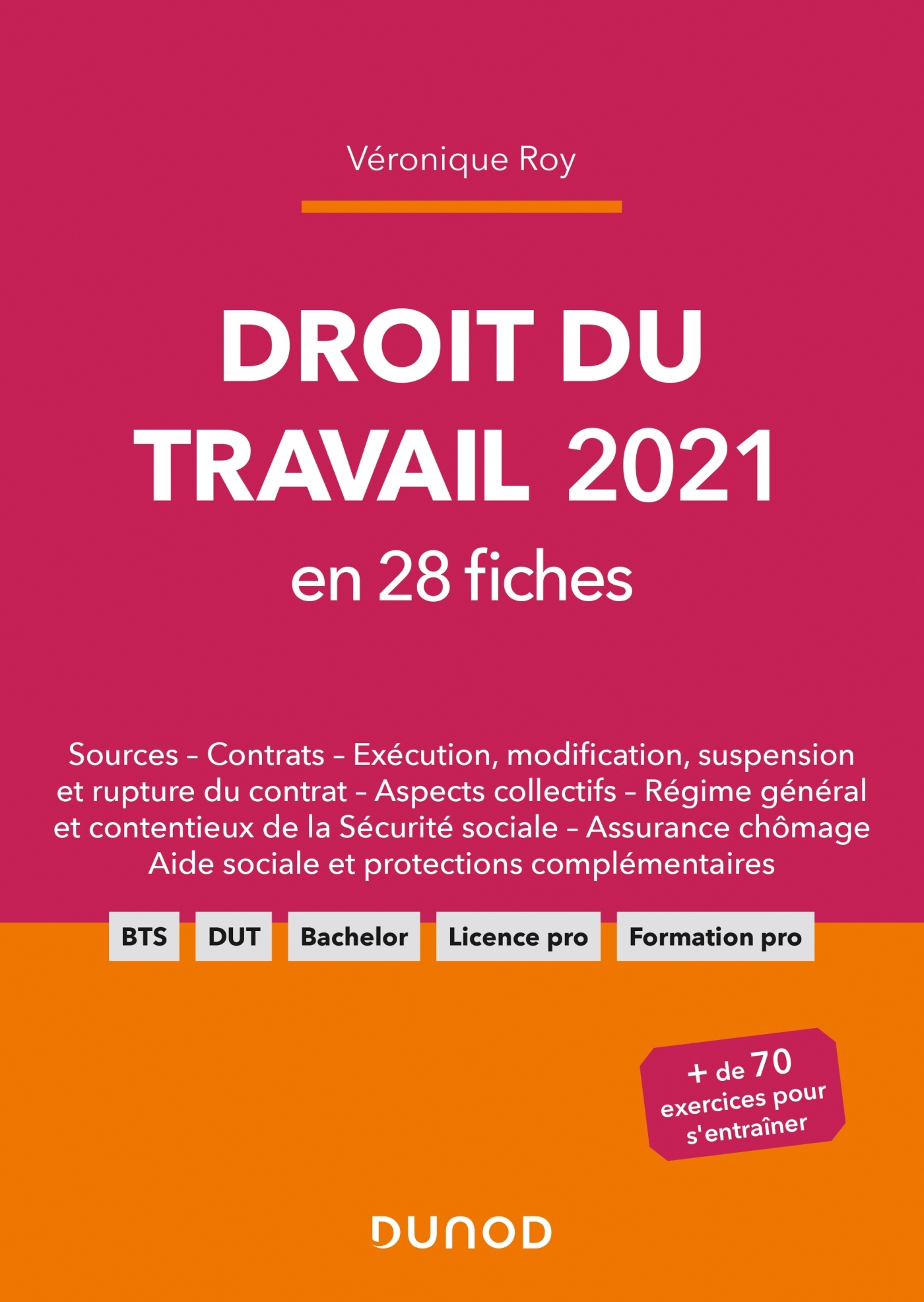 Droit du travail 2021 en 28 fiches  Livre et ebook Ressources humaines
