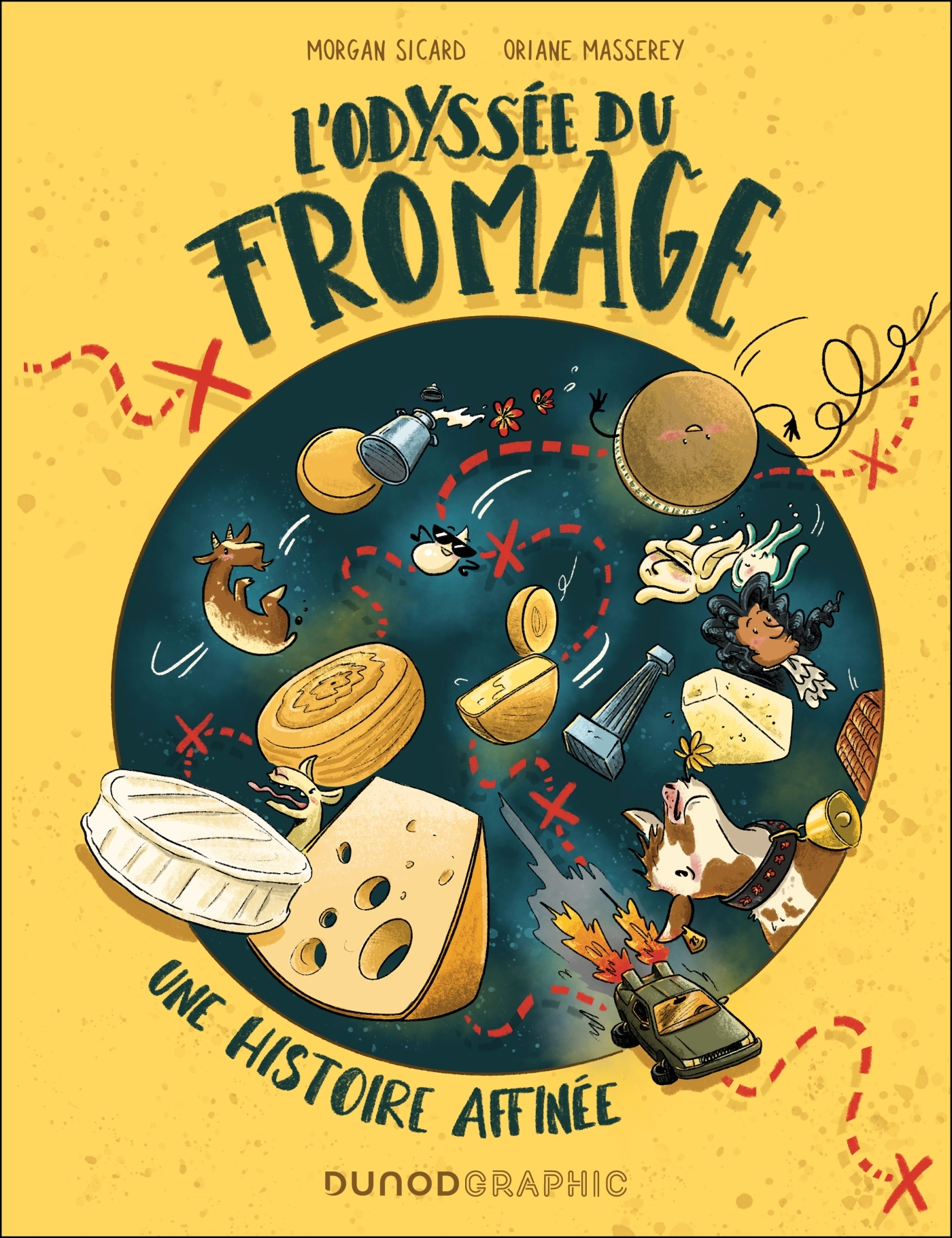 L'Odyssée du fromage - Une histoire affinée - Livre et ebook
