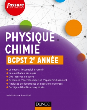 Physique-Chimie BCPST 2e année