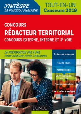 Concours Rédacteur territorial. Externe, interne et 3e voie.