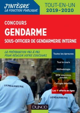Concours gendarme sous-officier de gendarmerie interne