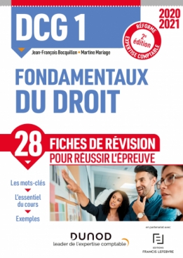 DCG 1 Fondamentaux du droit - Fiches de révision