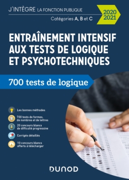 Entraînement intensif aux tests de logique et psychotechniques - 2020-2021