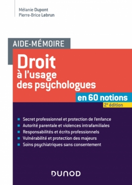 Aide-mémoire - Droit à l'usage des psychologues