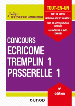 Concours Écricome Tremplin 1 et Passerelle 1