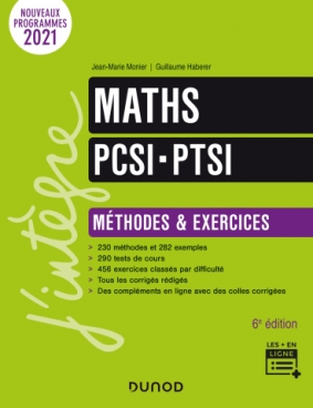 Maths PCSI-PTSI - Méthodes et exercices