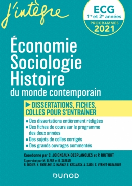 ECG 1 et 2 - Economie, Sociologie, Histoire du monde contemporain