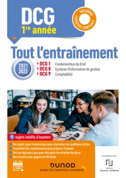 DCG 1re année - DCG 1-8-9 Tout l'entraînement 2021/2022