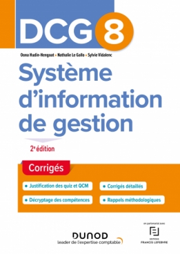 DCG 8  Système d'information de gestion - Corrigés