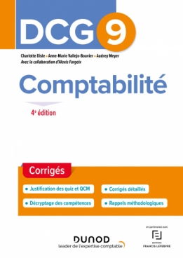 DCG 9 Comptabilité - Corrigés 2022/2023