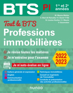 Tout le BTS Professions immobilières - 2022-2023