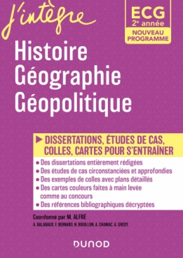 ECG 2 - Histoire Géographie Géopolitique du monde contemporain - Programmes 2021