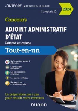 Concours Adjoint administratif d'Etat - 2023 - Externe et interne