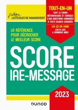 Score IAE-Message - 2023