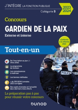 Concours Gardien de la paix 2023-2024