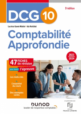 DCG 10 - Comptabilité approfondie - Fiches 2023-2024