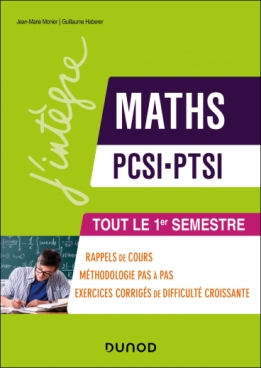 Maths PCSI-PTSI - Tout le 1er semestre