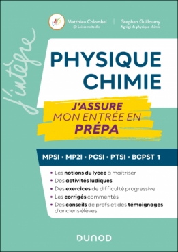 Physique-Chimie, J'assure mon entrée en prépa