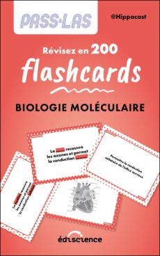 PASS & LAS Biologie moléculaire - Révisez en 200 flashcards !!
