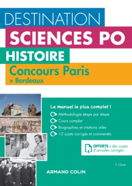 Destination Sciences Po Histoire - Concours de Sciences Po Paris + IEP Bordeaux