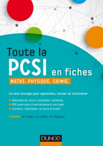 Toute la PCSI en fiches