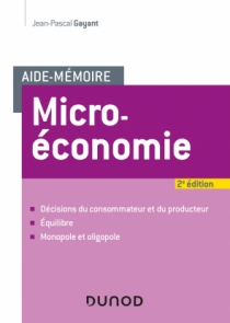 Aide-mémoire - Microéconomie