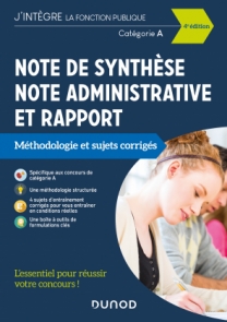 Note de synthèse, note administrative et rapport