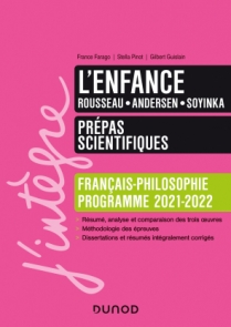 L'enfance - Prépas scient Français-Philosophie - 2021-2022