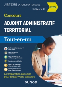 Concours Adjoint administratif territorial 2022