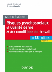 Aide-mémoire - Risques psychosociaux et qualité de vie et des conditions de travail