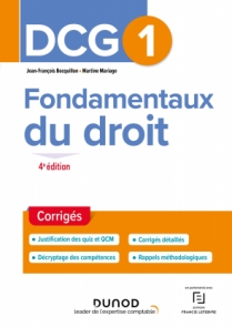 DCG 1 Fondamentaux du droit - Corrigés