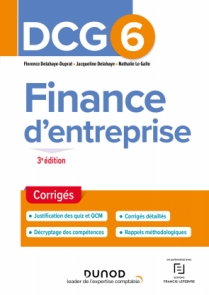 DCG 6 Finance d'entreprise - Corrigés