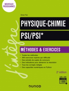 Physique-Chimie Méthodes et exercices PSI/PSI*