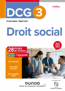 DCG 3 Droit social - Fiches de révision - 2022/2023