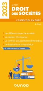 Le petit Droit des sociétés 2023