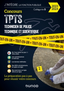 Concours TPTS  - Technicien Police technique et scientifique - 2023-2024