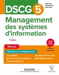 DSCG 5 - Management des systèmes d'information - Manuel 2023-24