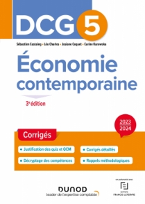 DCG 5 - Economie contemporaine - corrigés 2023 2024
