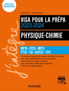 Physique-Chimie - Visa pour la prépa 2023-2024