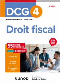DCG 4 - Droit fiscal - Fiches 2024-2025