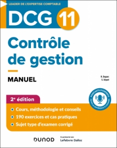 DCG 11 - Contrôle de gestion - Manuel