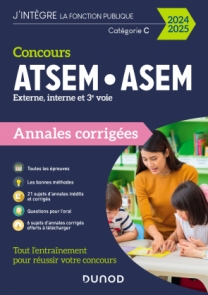 Concours ATSEM/ASEM - Annales - 2024-2025