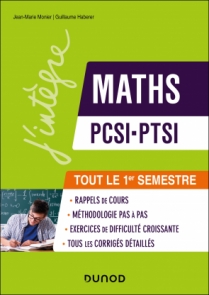 Maths PCSI-PTSI - Tout le 1er semestre