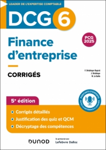 DCG 6 - Finance d'entreprise - Corrigés
