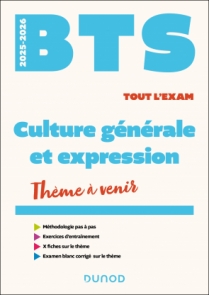 BTS Culture générale et Expression 2025-2026