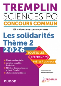 Tremplin Concours IEP Questions contemporaines 2026