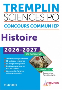Tremplin Sciences Po Histoire Concours commun 2026-2027