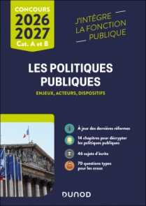 Les politiques publiques 2026-2027